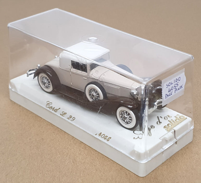 Solido 1/43 Scale Diecast 4055 - Cord L29 - Pale Pink