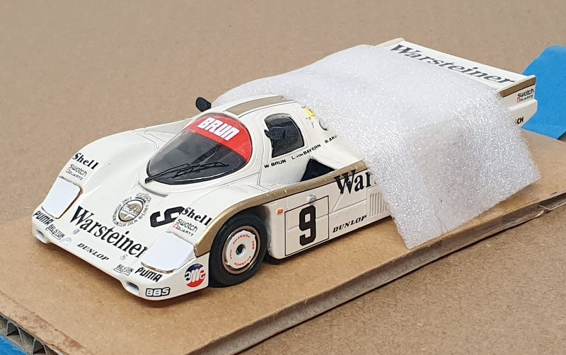 Starter 1/43 Scale Built Kit KT002 - Porsche 956 Warsteiner 1984 #9 Brun/Bayern