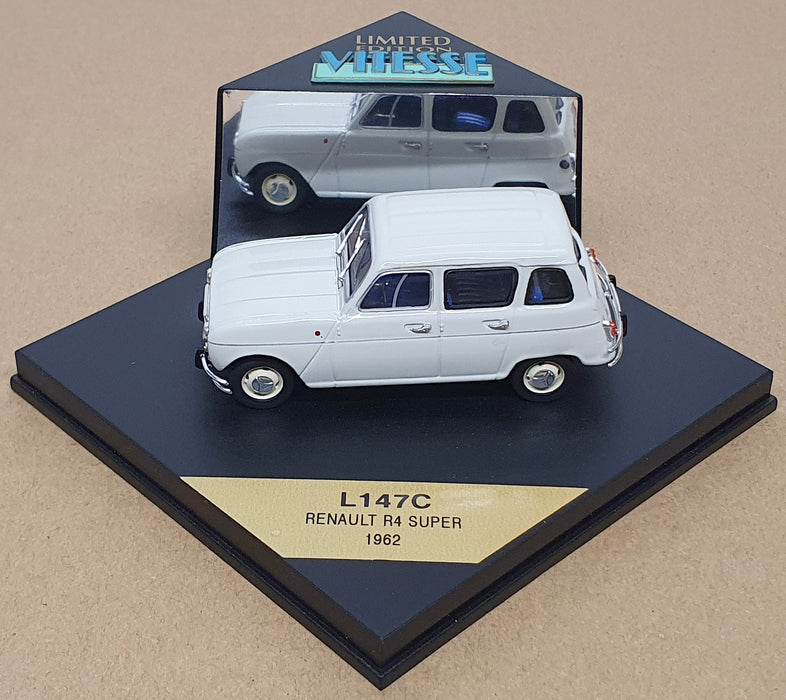 Vitesse 1/43 Scale Diecast L147C - 1962 Renault R4 Super - Lt. Grey
