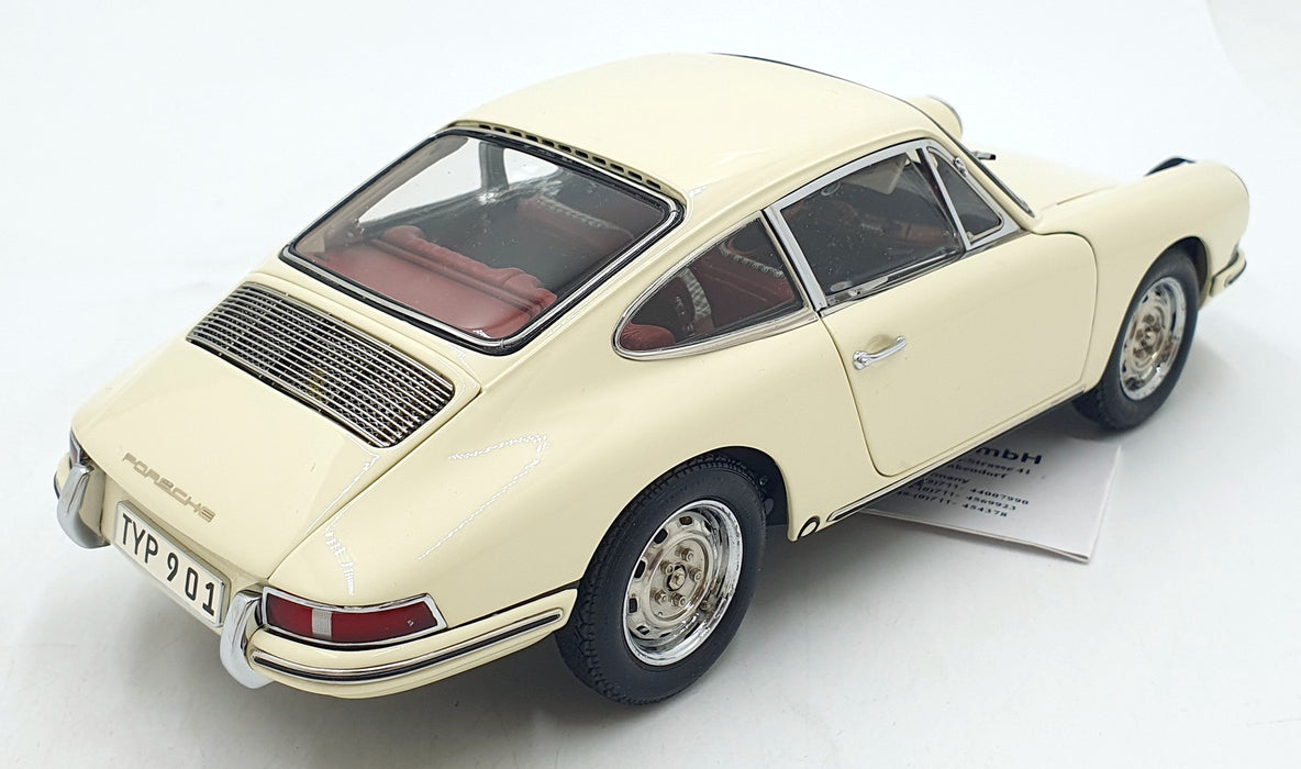 CMC 1/18 Scale Diecast M-067C - Porsche 901 1964 Sportcoupe - White