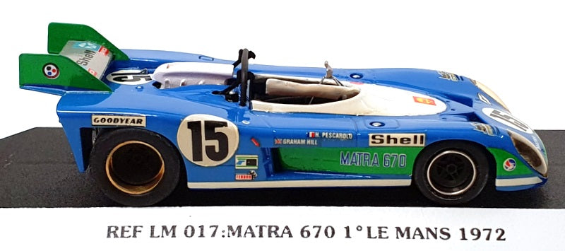 Starter 1/43 Scale LM017 - Matra 670 #15 Winner Le Mans 1972 - Blue — R ...