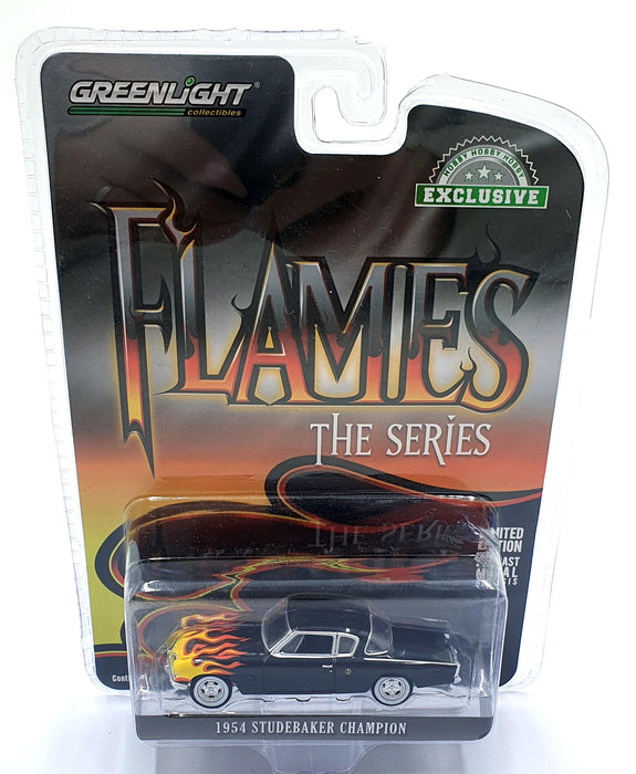 Greenlight 1/64 Scale 30116 - 1954 Studebaker Champion - Black/Flame