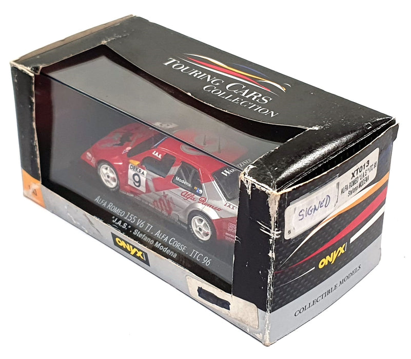 Onyx 1/43 Scale XT013 - Alfa Romeo 155 V6 TI Alfa Corse ITC 96 #9 Modena SIGNED