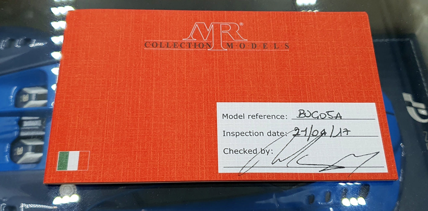 MR Models 1/18 Scale BUG05A - Bugatti Vision Gran Turismo - Light Blue/Carbon