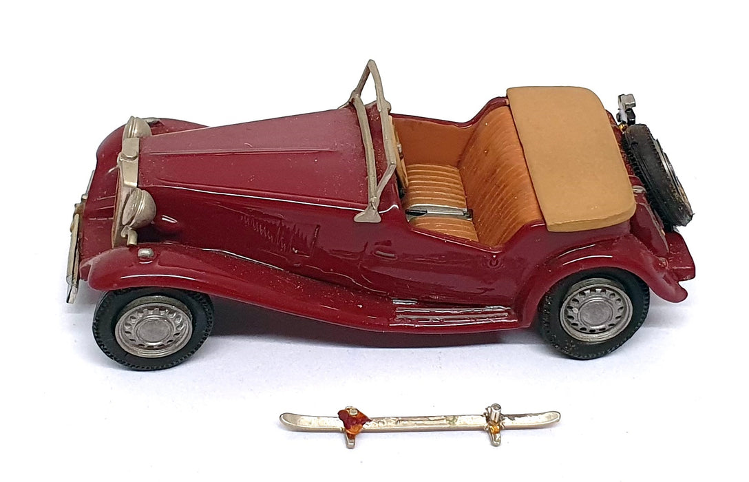 Abingdon Classics 1/43 Scale No. 7 - 1953 MG TD (W/W) - Red