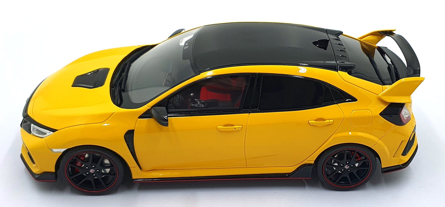 Otto Models 1/18 Scale Resin OT1111 - Honda Civic Type R GT FK8 - Yellow