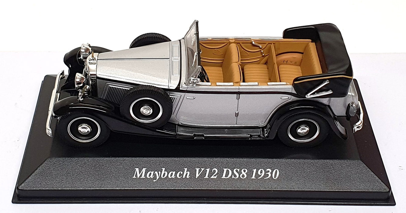 Altaya 1/43 Scale 1930V12 - 1930 Maybach V12 DS8 - Silver/Black
