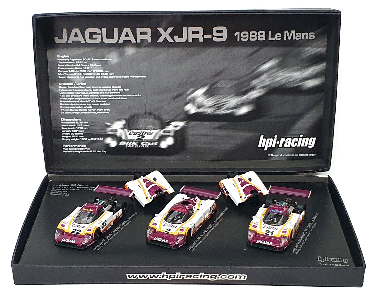 HPI Racing 1/43 Scale 8055 - Jaguar XJR-9 24H Le Mans 1988 Castrol 3 ...