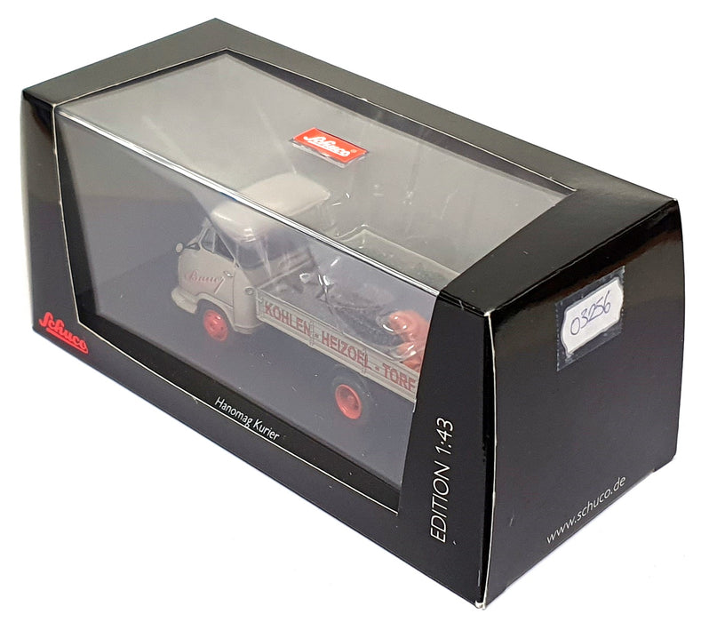Schuco 1/43 Scale Diecast 03256 - Hanomag Kurier Truck Bauer - Grey