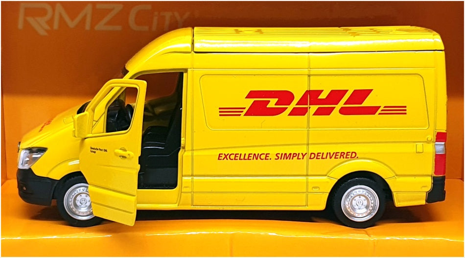 RMZ City 1/36 Scale 90530 - Mercedes Benz Sprinter (DHL) Yellow