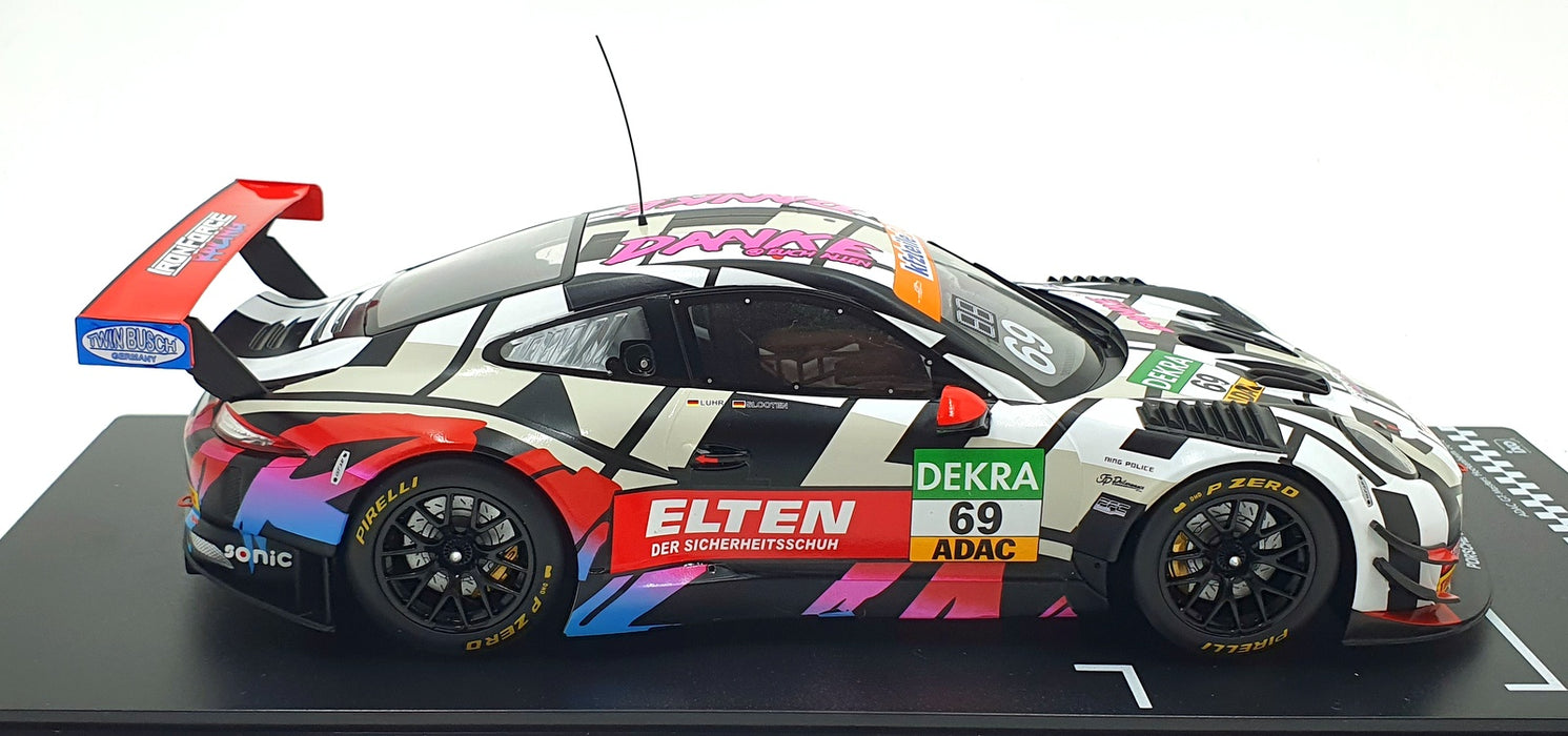 IXO 1/18 Scale Diecast LEGT18020 - Porsche 911 GT3 R 2016 #69 ADAC GT Masters