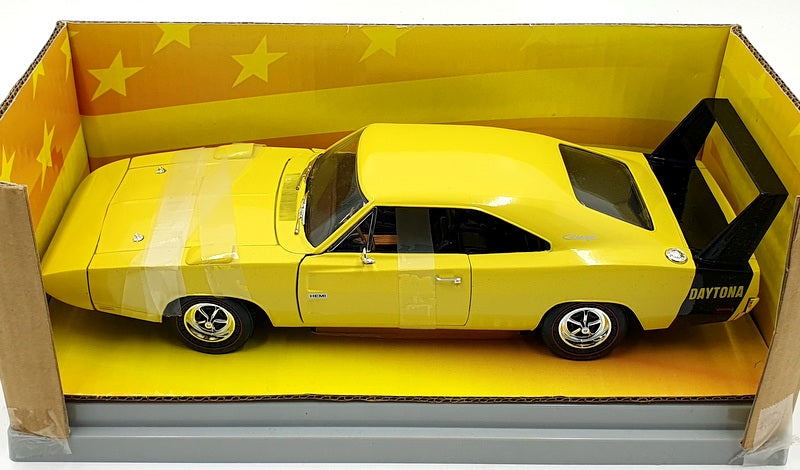 Ertl 1/18 Scale Diecast 33012 - 1969 Dodge Charger Daytona - Yellow