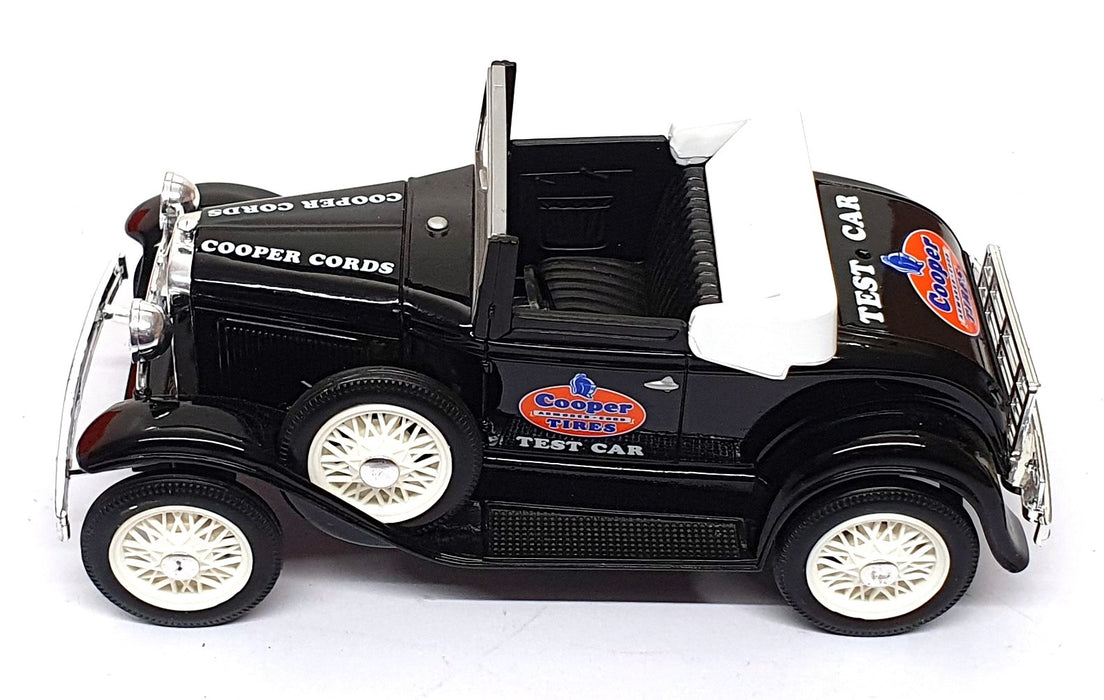Spec-Cast 1/25 Scale 1509 - Ford Model A Coin Bank Cooper Tires - Black