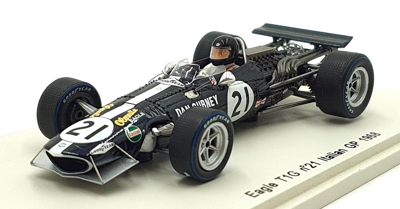 Spark 1/43 Scale S1798 - Eagle T1G #21 Italian GP 1968 - Gurney