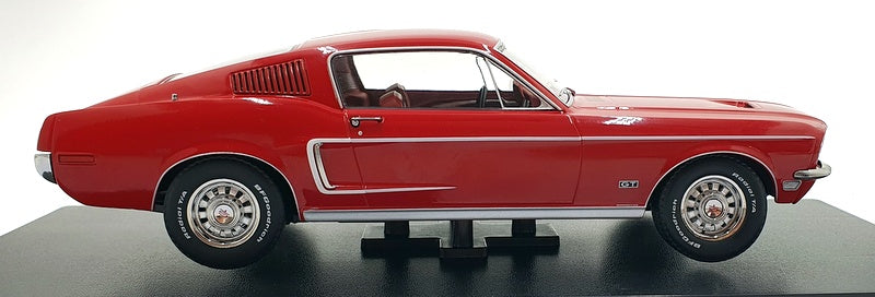 KK Scale 1/18 Scale KKDC181392 - 1968 Ford Mustang GT Fastback - Red