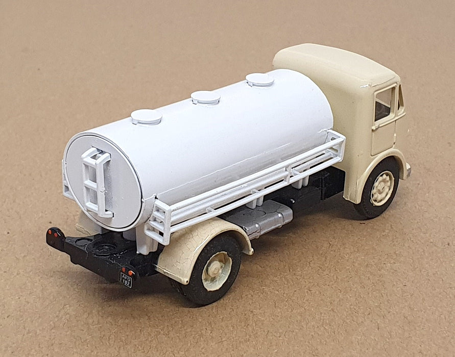 Base Toys 1/76 Scale AMT-01 - AEC Mercury Tanker Truck - Cream/White