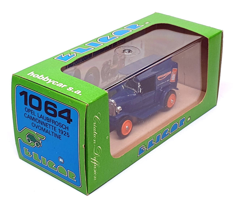 Eligor 1/43 Scale 1064 - 1925 Opel Laubfrosch Van Ovomaltine - Blue