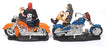 The House Of Valentina F656 - 2x Motorbike Hand Painted Statue Models