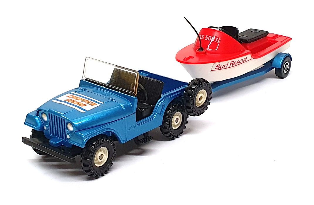 Corgi 22cm Long Original Diecast No. 35 - Chopper Squad Surf Recue Jeep & Boat