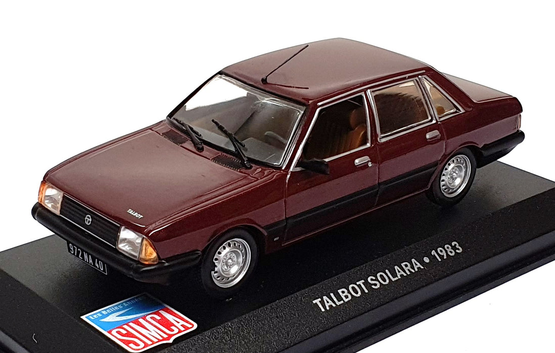 Altaya 1/43 Scale Diecast TS972 - 1983 Talbot Solara - Maroon