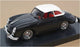 Brumm 1/43 Scale R314 - 1952 Porsche 356 H/Top Nero - Black/White Roof