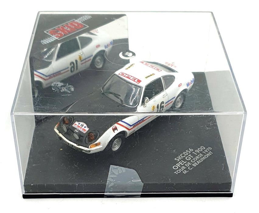 Skid 1/43 Scale SKC056 - Opel GT 1900 #16 Tour De Course 1970 - Beaumont