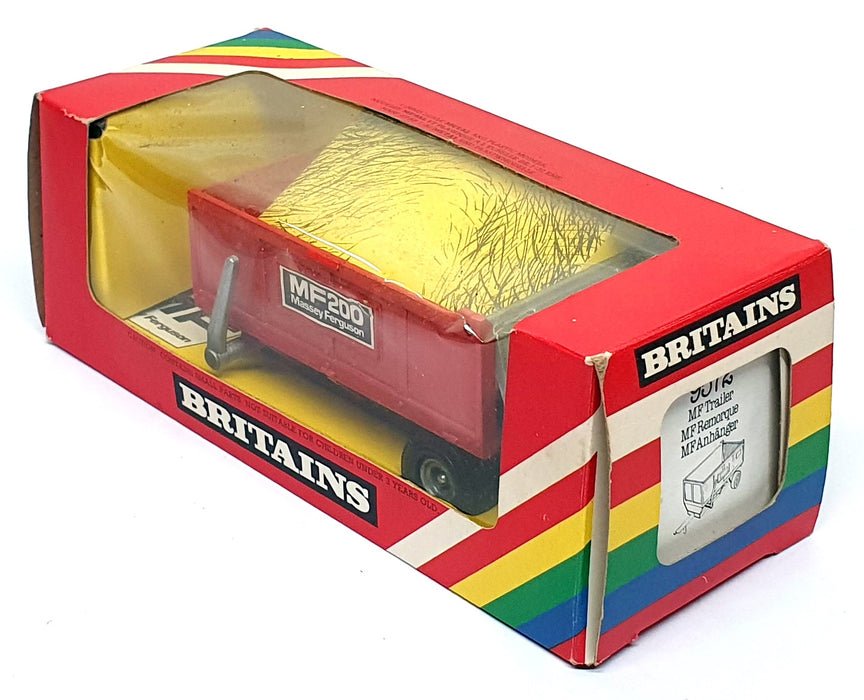 Britains Farm 1/32 Scale 9572 - Massey Ferguson MF200 Trailer - Red