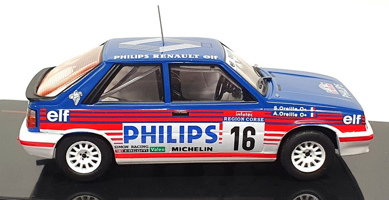 Ixo 1/43 Scale RAC312 - Renault 11 Turbo #8 Tour de Corse 1987