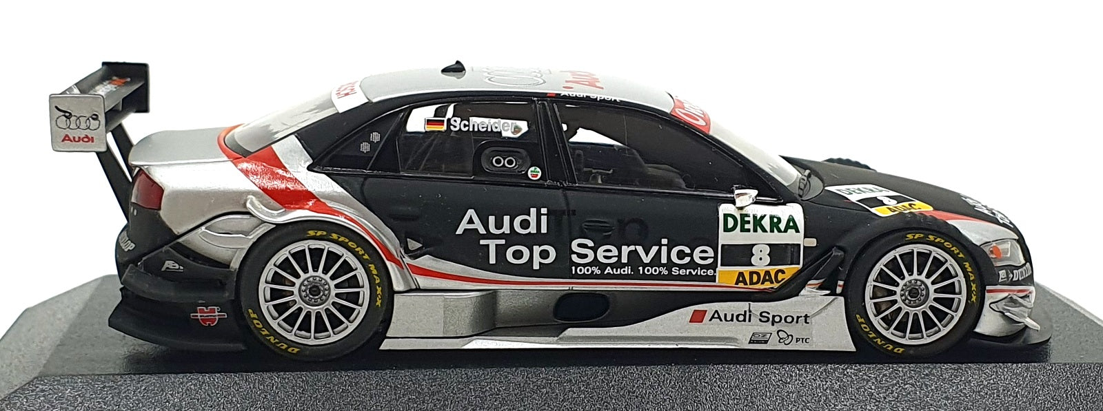 Minichamps 1/43 Scale 400 071708 - Audi A4 DTM #8 2007 - Scheider
