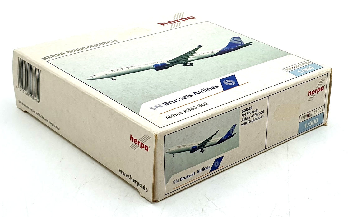 Herpa 1/500 Scale 508582 - Airbus A330-300 SN Brussels Airlines Aircraft