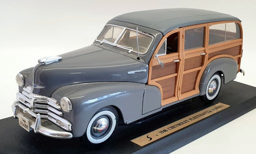 Maisto 1/18 Scale Diecast 31854 - 1948 Chevrolet Fleetmaster Woody - Grey