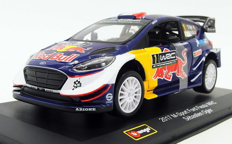Burago 1/32 Scale 18-41051 - 2017 M-Sport Ford Fiesta WRC S.Ogier