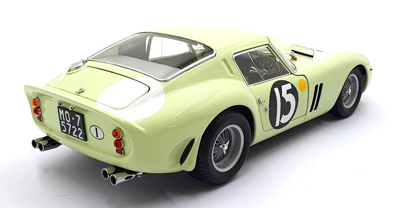 Kyosho 1/18 Scale KS08438C - Ferrari 250GTO #15 Goodwood 1962 - Light Green