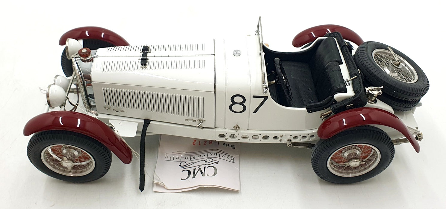 CMC 1/18 Scale Diecast M-055 1931 Mercedes Benz SSKL Sieger bei der Mille Miglia