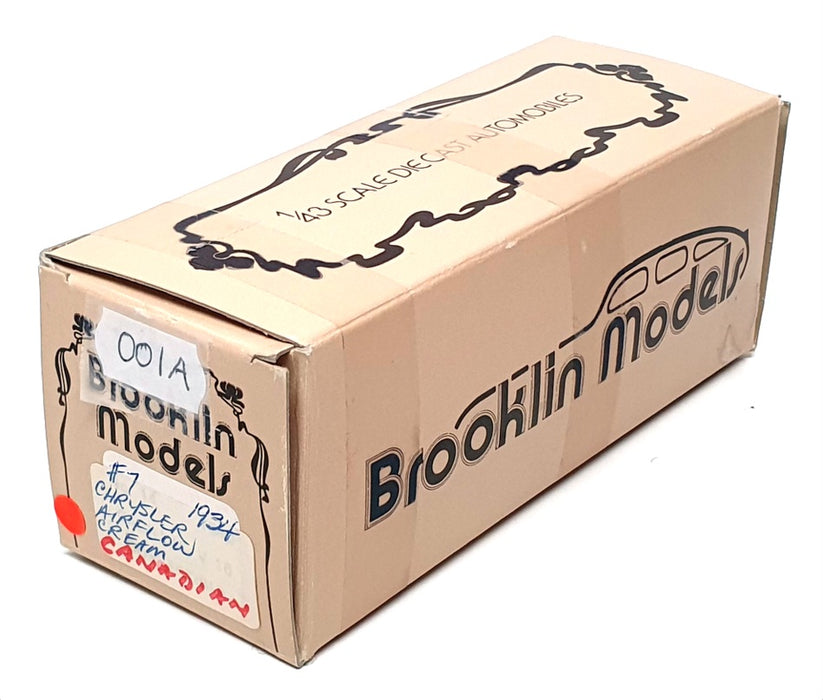Brooklin 1/43 Scale BRK7 001A - 1934 Chrysler Airflow 4Dr - Cream