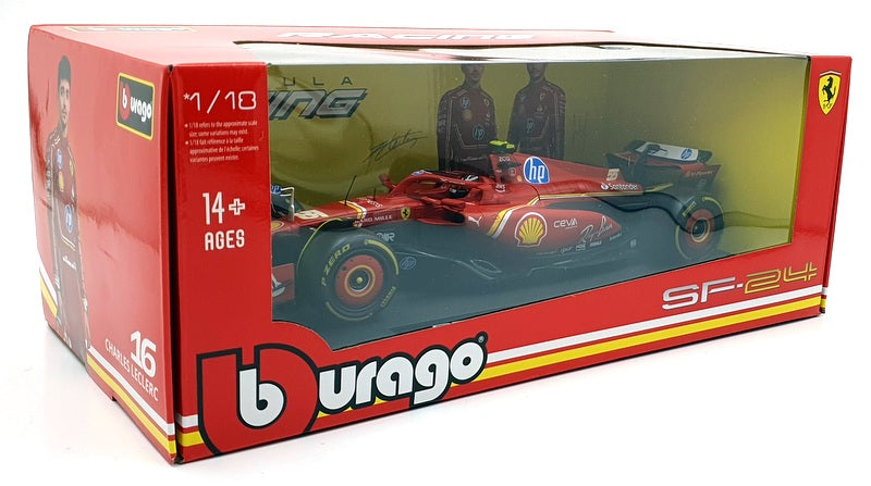 Burago 1/18 Scale Diecast 18-16815 - Ferrari SF-24 F1 C.Sainz #55