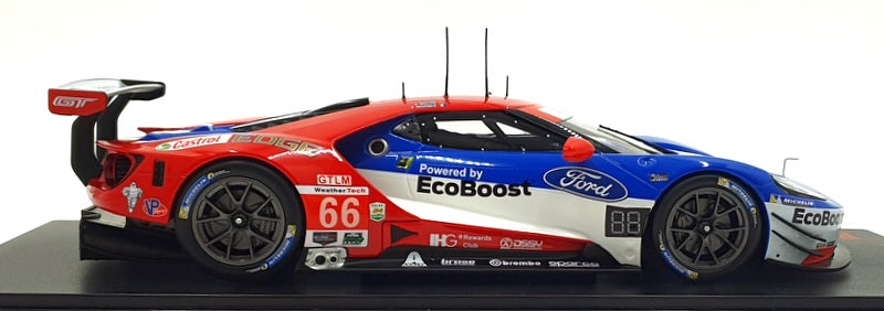 Ixo 1/18 Scale Diecast FGT18110 - Ford GT #66 24h Daytona 2017