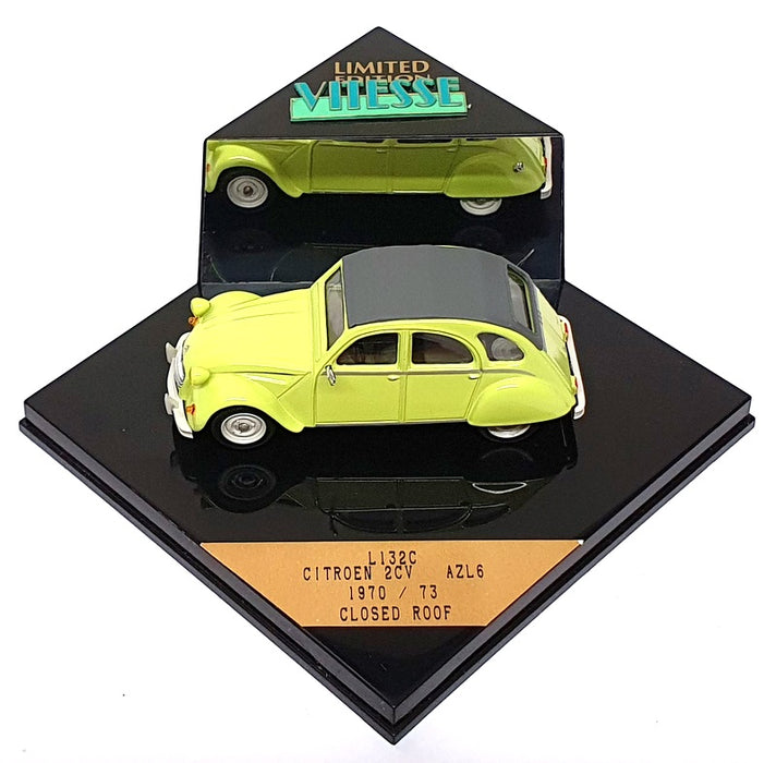 Vitesse 1/43 Scale L132C - 1970-73 Citroen 2cv AZL6 Closed Roof - Lt. Green
