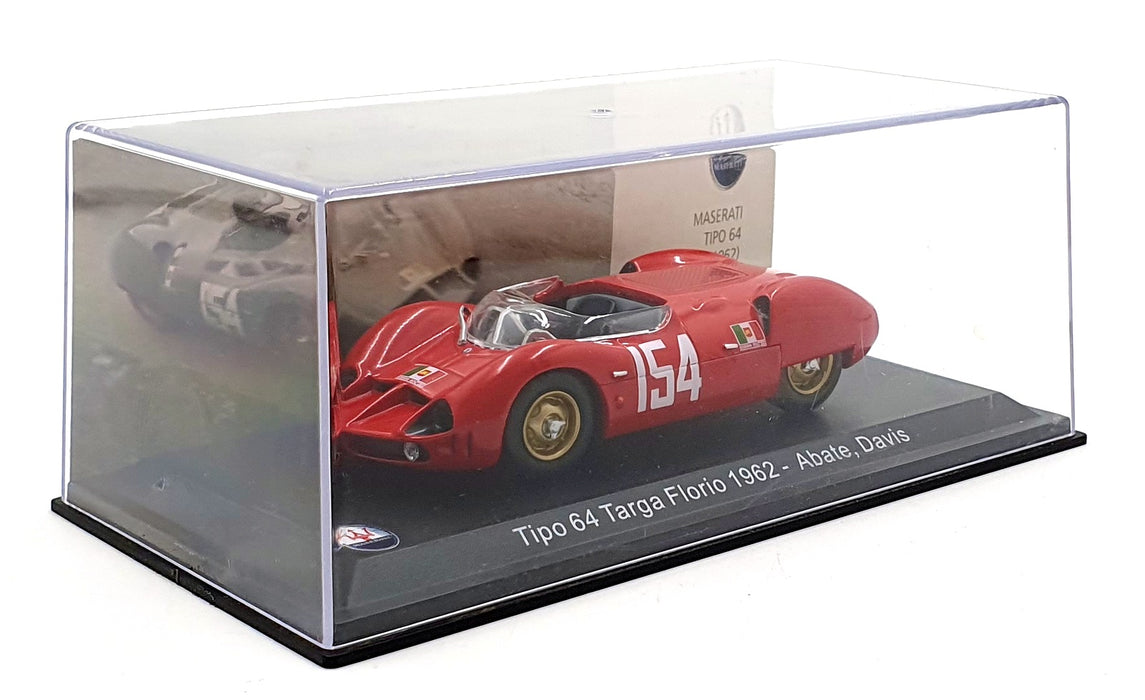 Leo Models 1/43 Scale 5326B - Maserati Tipo 64 Targa Florio 1962 #154 Abate