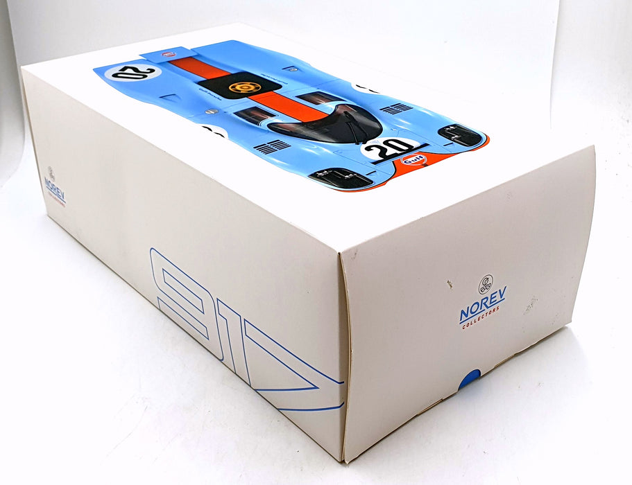 Norev 1/12 Scale 127500 - Porsche 917 24H France 1970 #20 Gulf Siffert/Redman