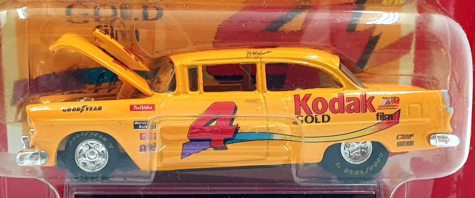 Racing Champions Stock Rods 3.25" 6700 #68 - Chevrolet Bel Air Nascar #4 Kodak