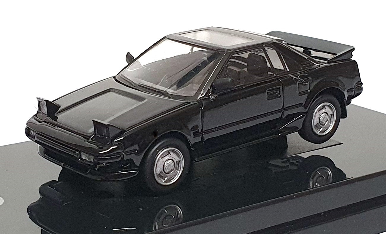 Paragon 1/64 Scale PA-55421 - 1985 Toyota MR2 Mk1 - Met. Black