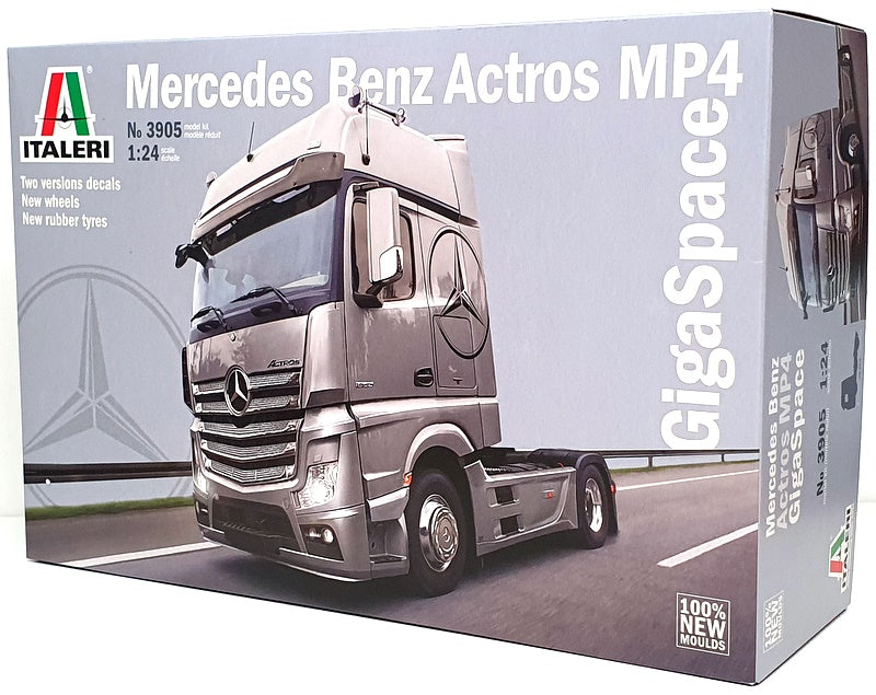 Italeri 1/24 Scale Kit 3905 - Mercedes Benz Actros MP4 Truck 2 Version Decals