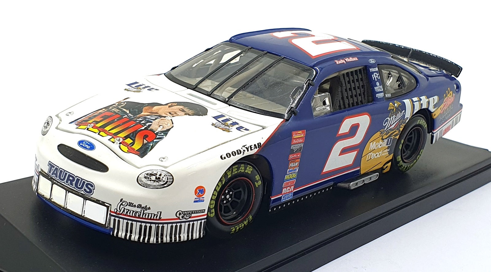 Action 1/24 Scale W249801025-2 - 1998 Ford Taurus NASCAR #2 Miller - Wallace