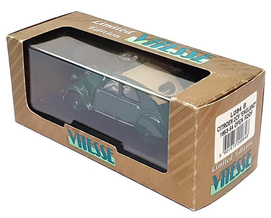 Vitesse 1/43 Scale L084B - 1953-54 Citroen 2cv England Open Roof - Green
