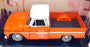Motor Max 1/24 Scale 79034 - 1966 Chevvy C10 Fleetside Pickup - Orange/White