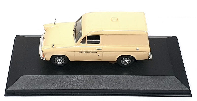 Vanguards 1/43 Scale VA00416 - Ford Anglia Van London Transport - Beige