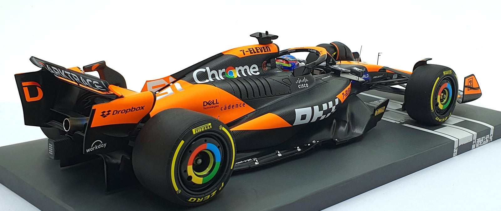 Minichamps 1/18 Scale 537 243181 McLaren F1 MCL38 #81 Hungarian GP 2024 Piastri