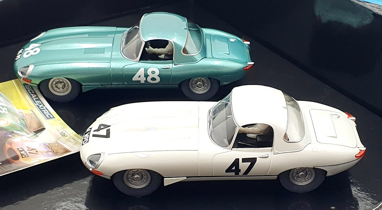 Scalextric 1/32 Scale C3898A - Goodwood Sussex Trophy Twin Pack Jaguar E-Type