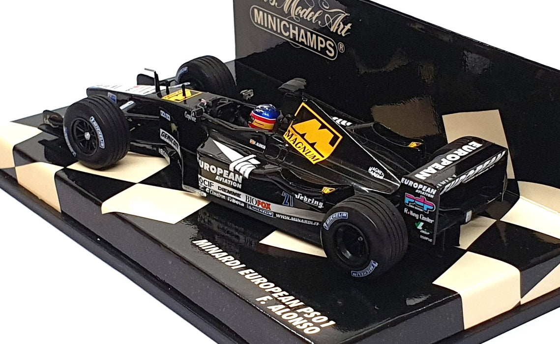 Minichamps 1/43 Scale 400 010020 - F1 Minardi European PS01 F. Alonso